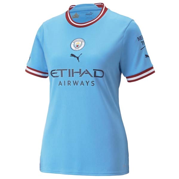 Camiseta Manchester City 1st Mujer 2022-2023